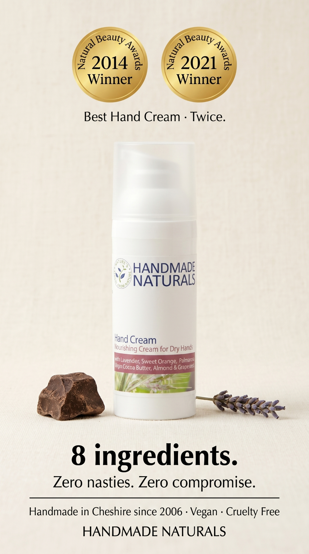 Handmade Naturals skincare visual — frame 4