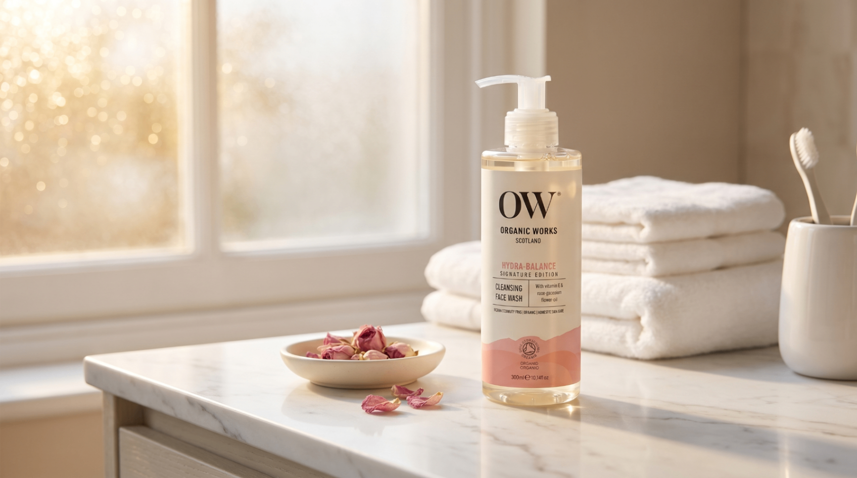Organic Works skincare visual — frame 9