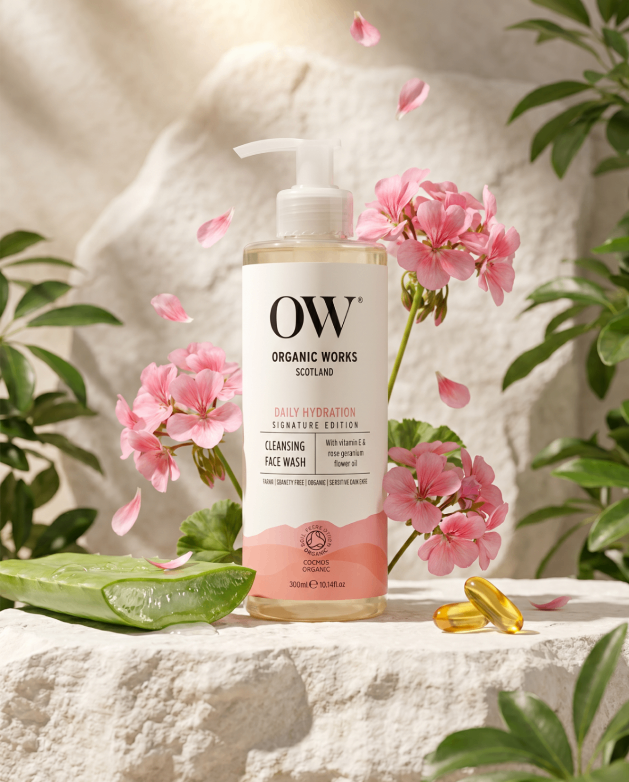 Organic Works skincare visual — frame 8