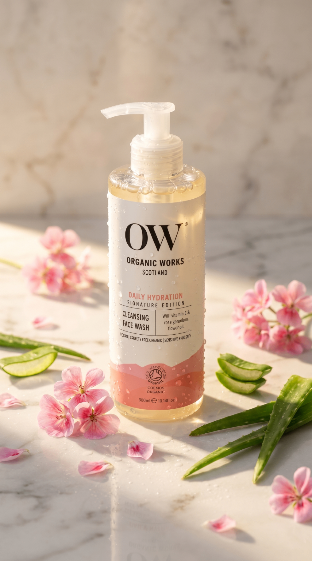 Organic Works skincare visual — frame 7