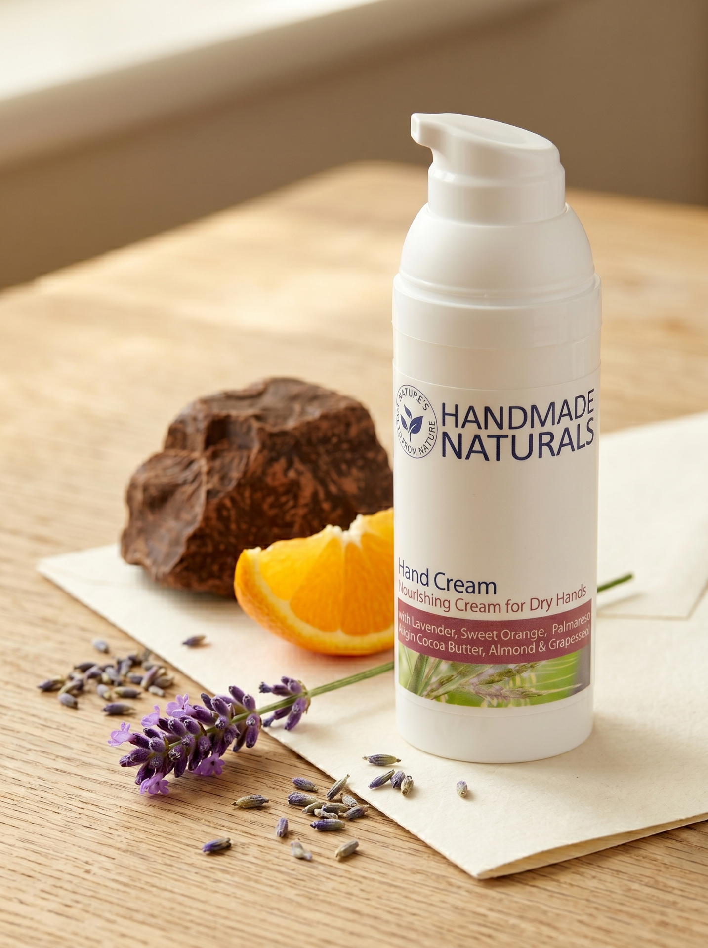 Handmade Naturals skincare visual — frame 2