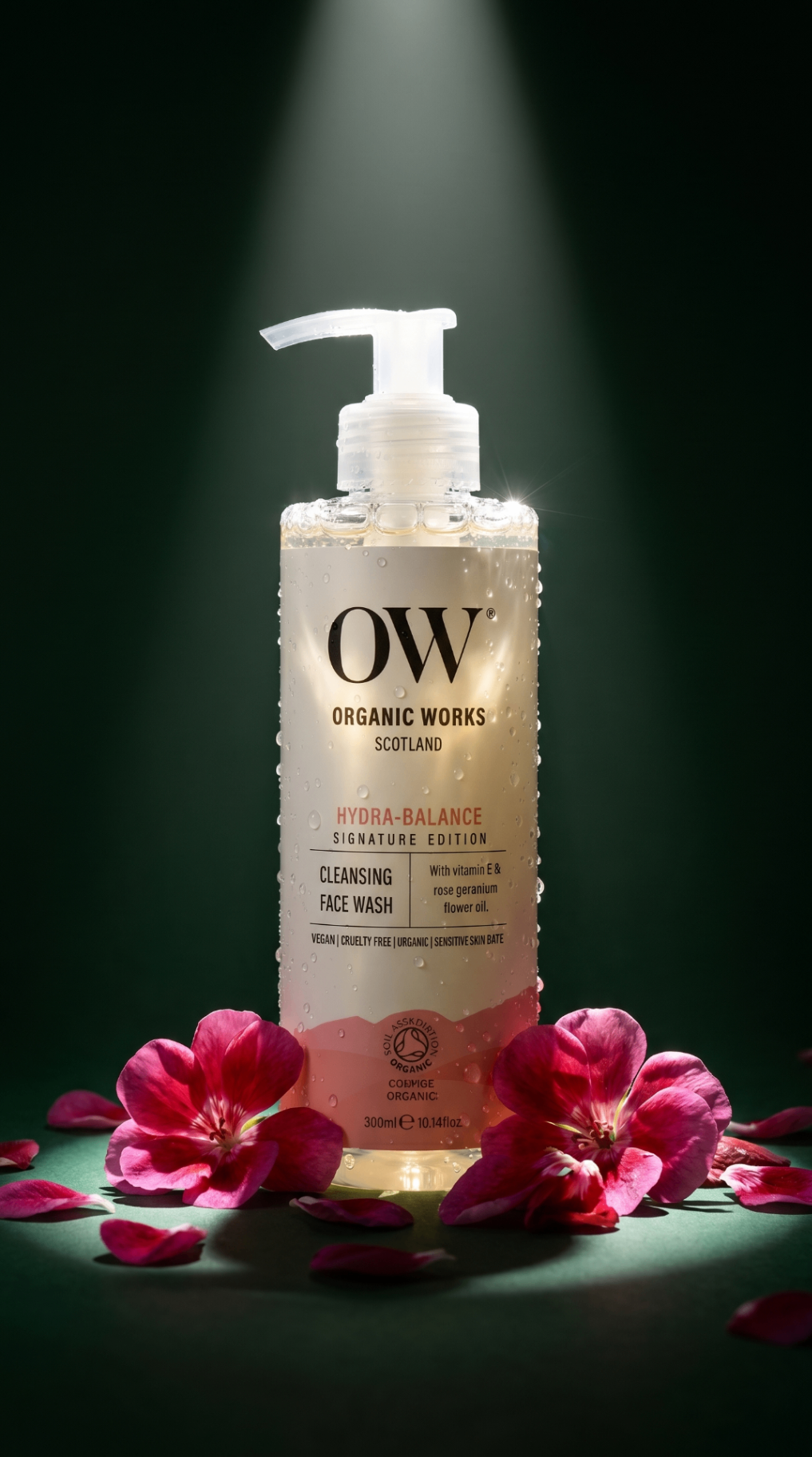 Organic Works skincare visual — frame 2