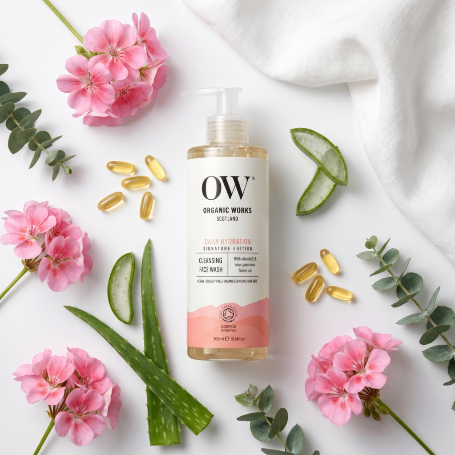 Organic Works skincare visual — frame 6
